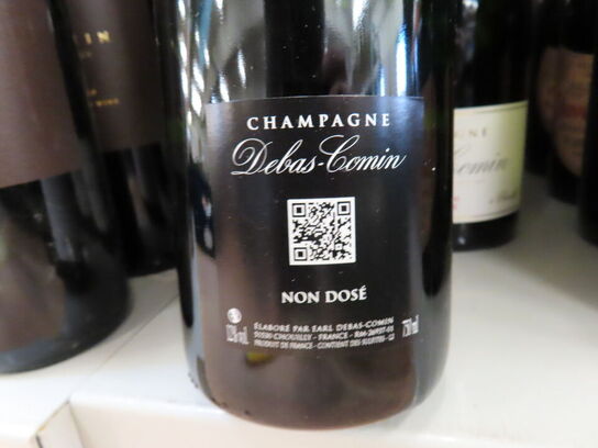 7 fl. champagne, DEBAS-COMIN Tradition Non Dose