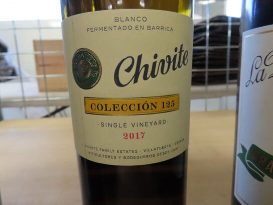 2 fl. hvidvin, CHIVITE Coleccion 125 Blanco 2016+2017