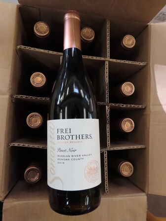 12 fl. rødvin, FREI BROTHERS. Sonoma Reserve Pinot Noir 2019