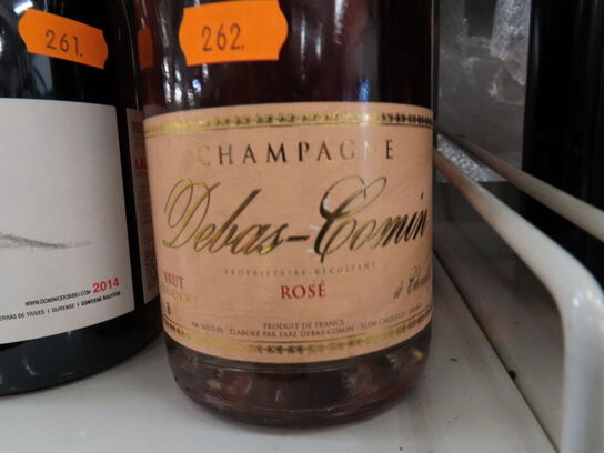 2 fl. champagne, DEBAS-COMIN Rose Brut