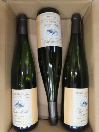 6 fl. hvidvin, SIPP MACK Alsace grand Cru Riesling Rosacker 1999