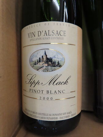 6 fl. hvidvin, SIPP MACK Alsace Pinot Blanc 2000