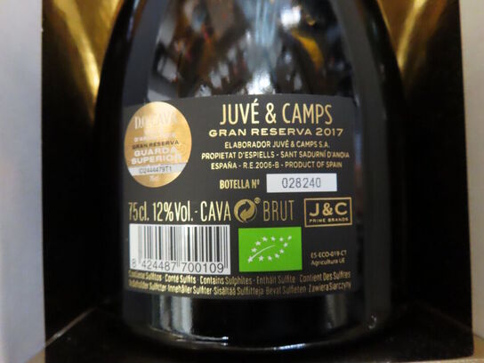 3 fl. cava, JUVE & CAMPS Gran Reserva Brut 2017