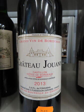 2 fl. rødvin, CHATEAU JOUANIN Castillon Cotes De Bordeaux