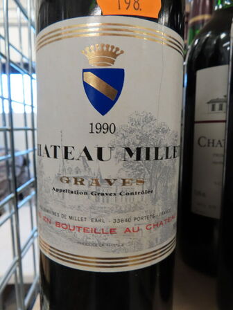 6 fl. rødvin, CHATEAU MILLET Graves 1995