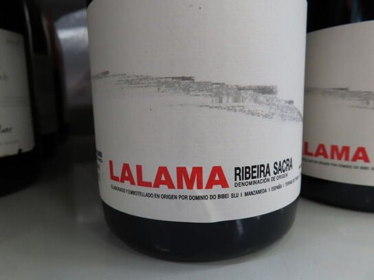 4 fl. rødvin, DOMINIO DO BIBEI Lalama Ribeira Sacra 2016