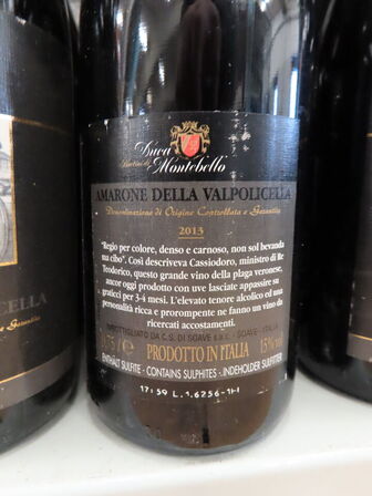 6 fl. rødvin, DUCA MONTEBELLO Amarone Della Valpolicella 2013