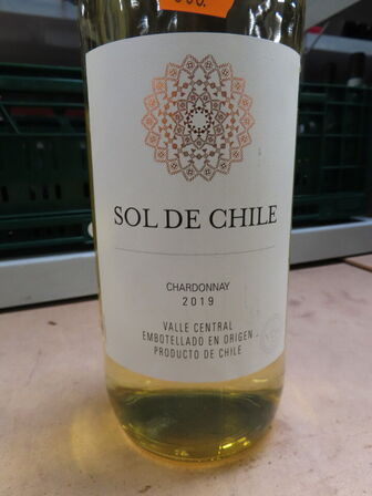 1 fl. hvidvin, SOL DE CHILE Chardonnay 2019 MAGNUM (1,5L)