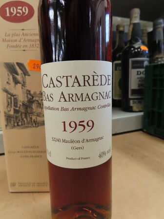 1 fl. CASTARÉDE BAS ARMAGNAC 32240 Mauléon d'armagnac 1959