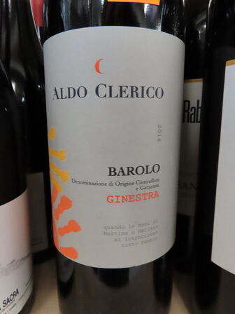 4 fl. rødvin, ALDO CLERICO Barolo Ginestra 2016