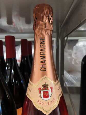 2 fl. champagne, DEBAS-COMIN Rose Brut