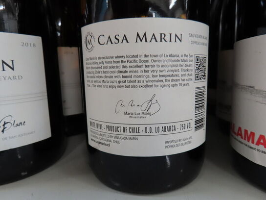 3 fl. hvidvin, CASA MARIN Sauvignon Gris 2018