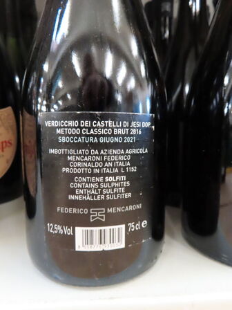 4 fl. cava, MENCARONI FEDERICO brut 2016