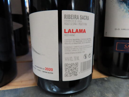 3 fl. rødvin, DOMINIO DO BIBEI Lalama Ribeira Sacra 2019+2020