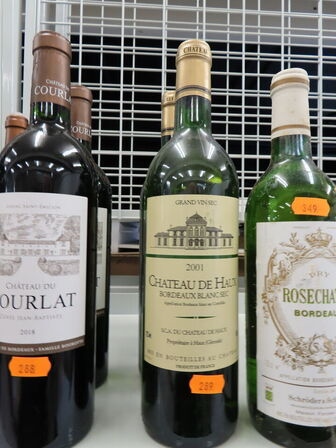 4 fl. hvidvin, CHATEAU DE HAUX Bordeaux Blanc Sec 2001