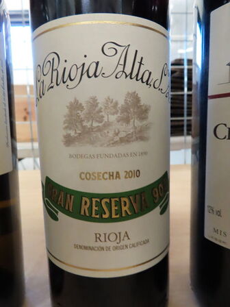 2 fl. rødvin, LA RIOJA ALTA SA Gran reserva 904 2009+2010