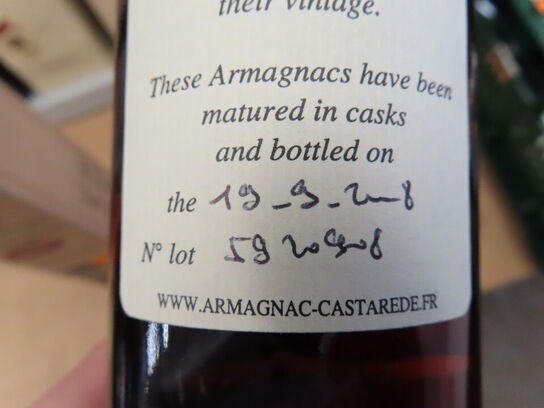 1 fl. CASTARÉDE BAS ARMAGNAC 32240 Mauléon d'armagnac 1959