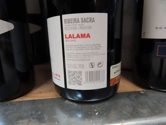 3 fl. rødvin, DOMINIO DO BIBEI Lalama Ribeira Sacra 2019+2020