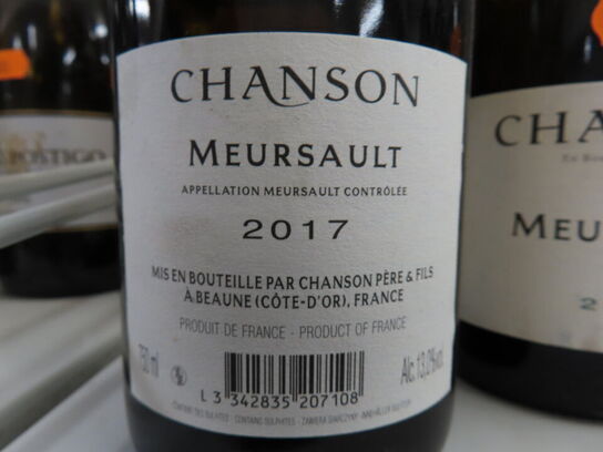 4 fl. hvidvin, CHANSON Meursault 2017