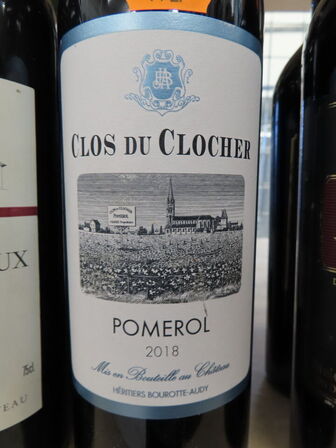 5 fl. CLOS DU CLOCHER Pomerol 2018