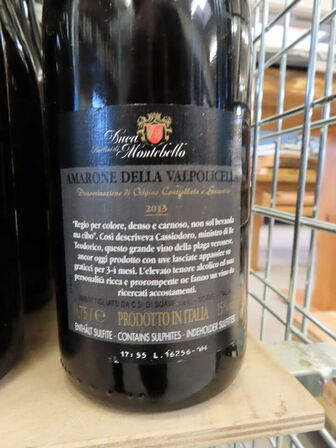 6 fl. rødvin, DUCA MONTEBELLO Amarone Della Valpolicella 2013