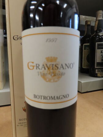 1 fl. desertvin, CANTINE BOTROMAGNO Gravisano 1997 (0,375L)