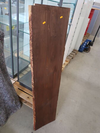 2 stk. Træbordplader 145 cm x 34 cm