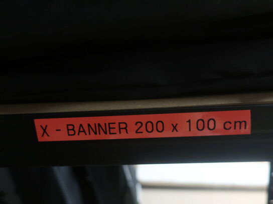 Parti X- Banner, roll-up m.v. (ubrugte -  se billeder)