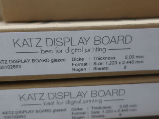 18 stk. display board KATZ 1220x2440x5 mm. 3 ks. (1  ks. anbrud)