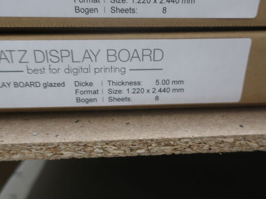 18 stk. display board KATZ 1220x2440x5 mm. 3 ks. (1  ks. anbrud)