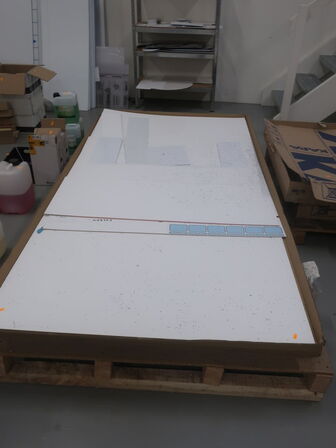 18 stk. display board KATZ 1220x2440x5 mm. 3 ks. (1  ks. anbrud)