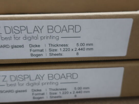 18 stk. display board KATZ 1220x2440x5 mm. 3 ks. (1  ks. anbrud)