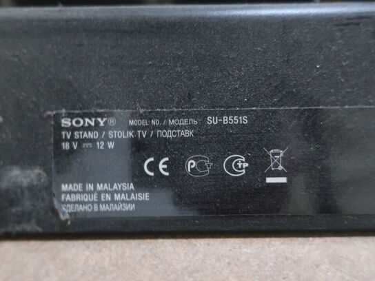 FladskærmsTV 55" SONY KDL-55NX723 samt stand SONY SU-B551S