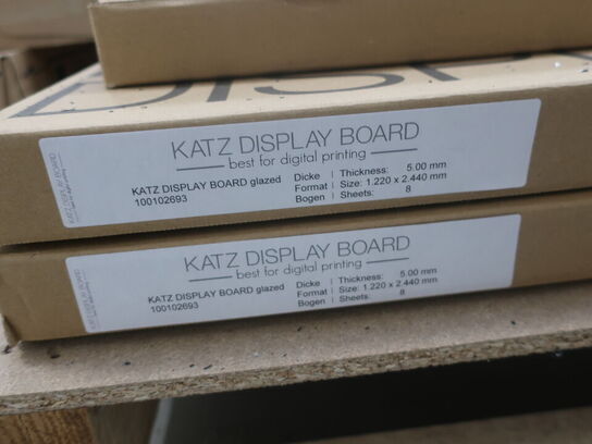 18 stk. display board KATZ 1220x2440x5 mm. 3 ks. (1  ks. anbrud)