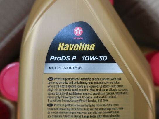 10L motorolie HAVOLINE PRO DS 0W-30 ACEA C2 samt PSA B71