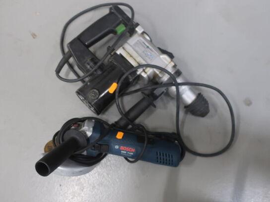 Nedbrydningshammer POWER CRAFT & BOSCH GWS7-125 vinkelsliber