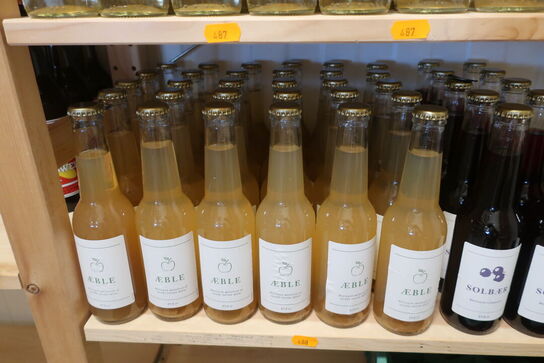 Div. Saft æble, solbær og møn vand