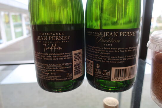 2 fl. Champagne JEAN PERNET Tradition Brut 0.375L