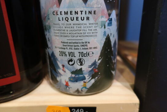 3 fl. Gin CLEMENTINE 