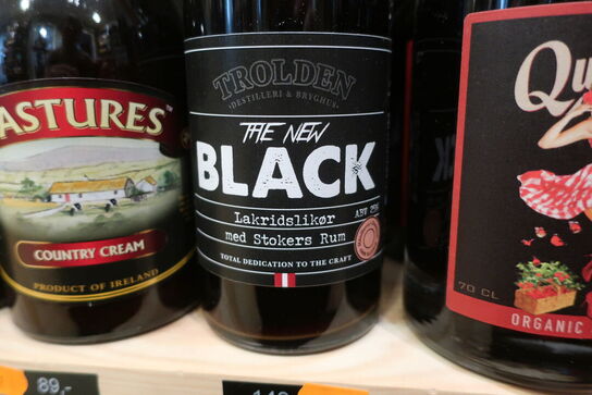 2 fl. Lakridslikør TROLDEN The New Black
