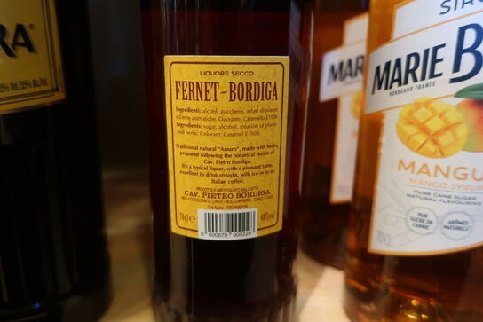 3 fl. Spirtus FERNET-BORDIGA Liquore Secco
