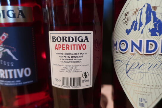 4 fl. Spiritus BORDIGA Aperitivo