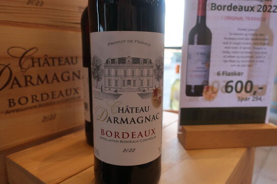 3 fl. Rødvin CHÂTEAU DARMAGNAC Bordeaux 2022