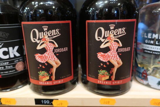 5 fl. Spiritus QUUENS Jordbær