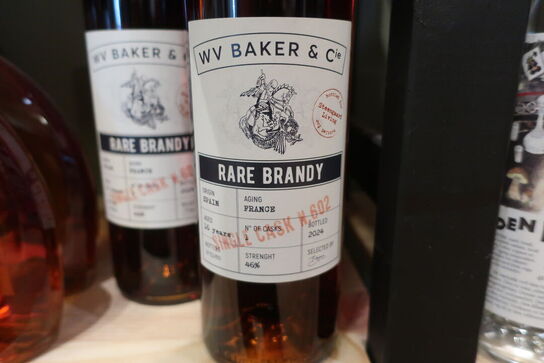 2 fl. Brandy WV BAKER & Cie
