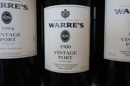 1 fl. Portvin WARRE'S 1980 Vintage Port