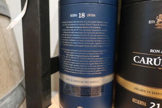 2 fl. Rom RON ANEJO CARUPANO Reserva 18 Limitada