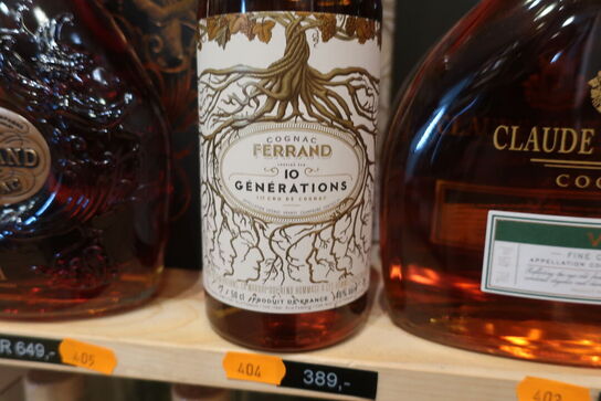 2 fl. Cognac FERRAND 10 Generations