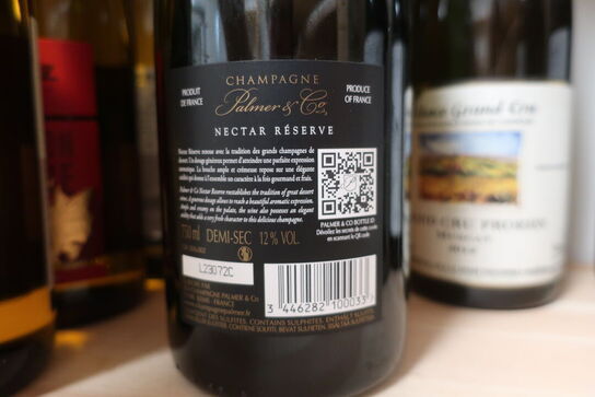2 fl. Champagne PALMER & CO Nectar Réserve