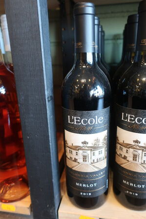 4 fl. Rødvin L'ECOLE Merlot 2019